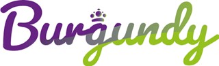 Burgundy logo
